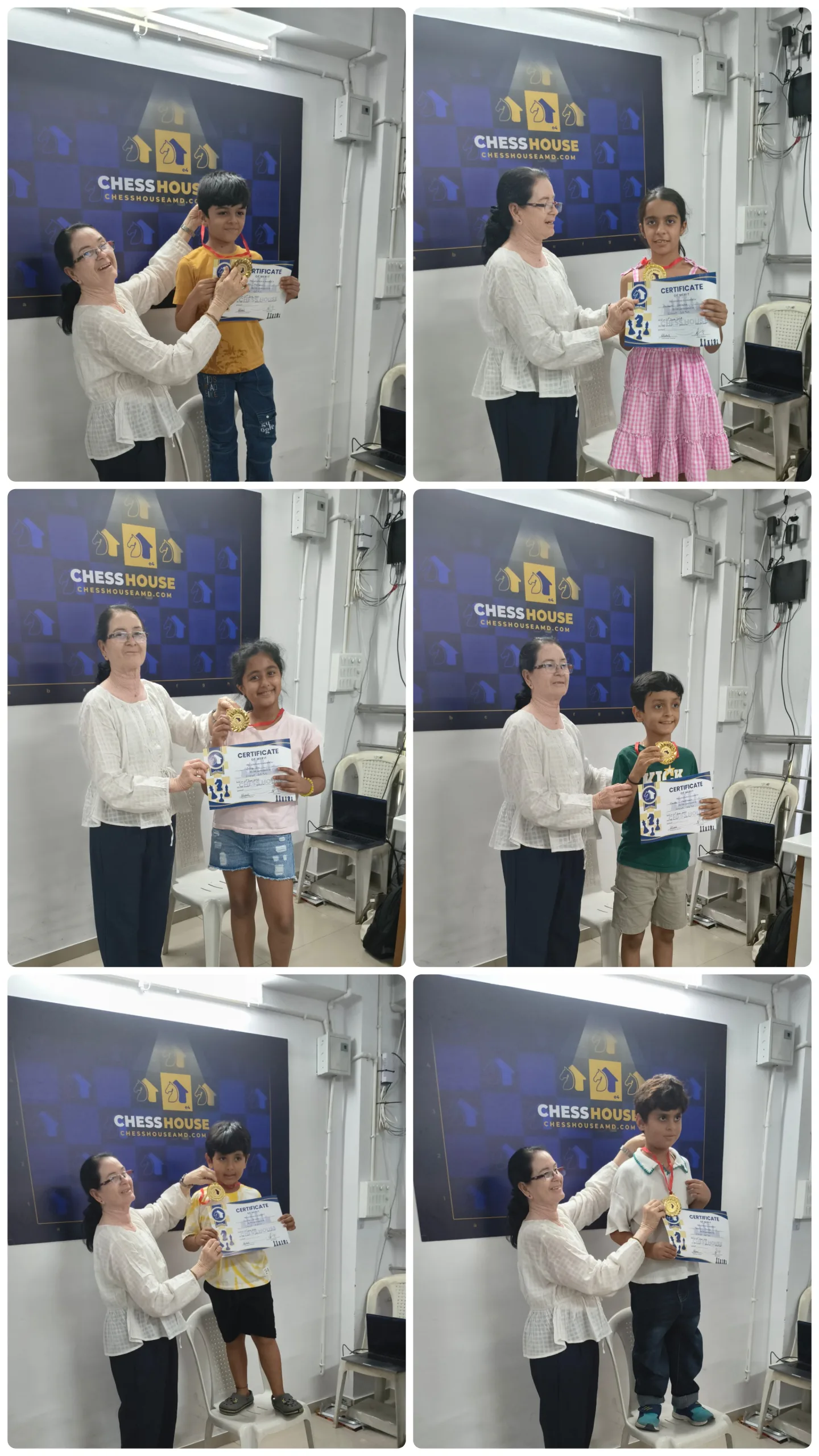 Chess House Circuit S01·T02 — participant medals & certificates 1, Ahmedabad
