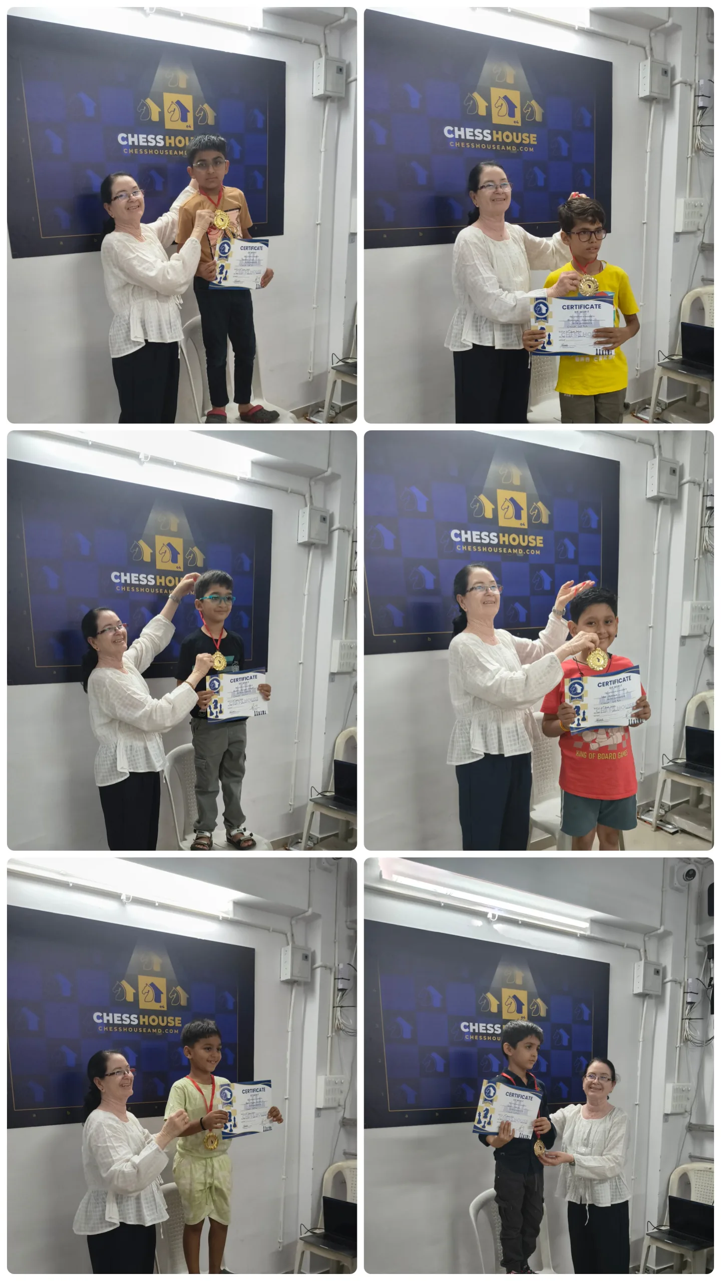 Chess House Circuit S01·T02 — participant medals & certificates 2, Ahmedabad
