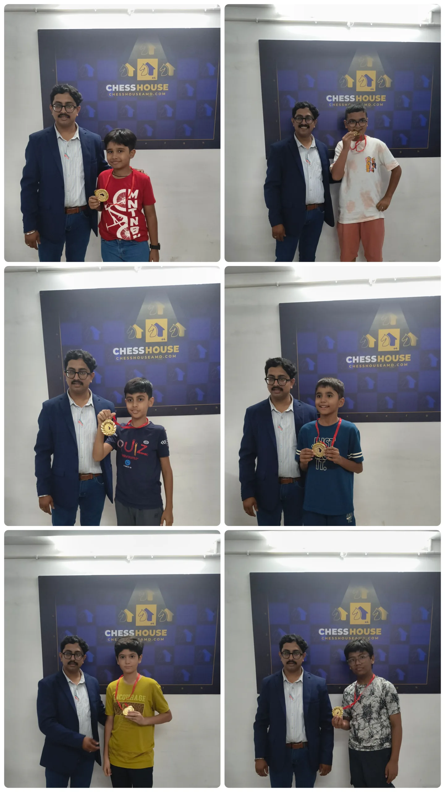 Chess House Circuit S01·T02 — participant medals & certificates 4, Ahmedabad
